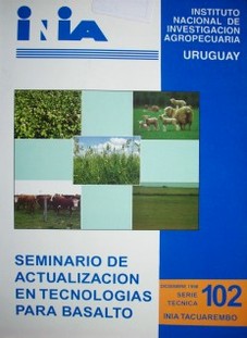 Seminario de actualización en tecnologías para basalto