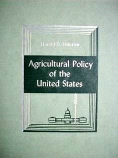 Agricultural policy of the United States