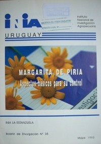Margarita de Piria : I. aspectos básicos para su control