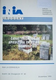 Caracterización de la apicultura en el sistema cooperativo