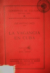 La vagancia en Cuba