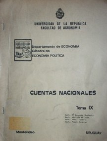 Cuentas nacionales