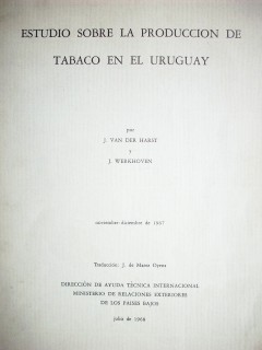 Estudio sobre la producci&oacute;n de tabaco en el Uruguay