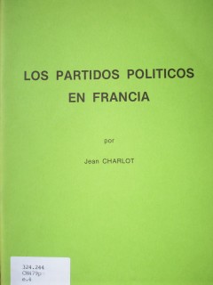 Los partidos políticos en Francia