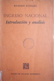 El ingreso nacional : introducción y análisis
