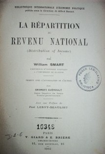 La répartition revenu national