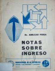 Notas sobre ingreso