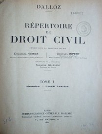 Répertoire de droit civil