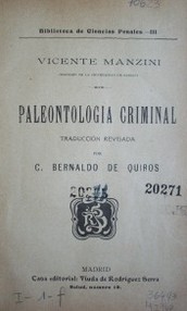Paleontología criminal