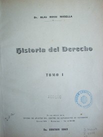 Historia del Derecho