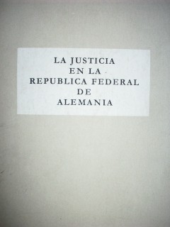 La justicia en la República Federal de Alemania