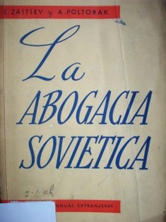 La abogacía soviética