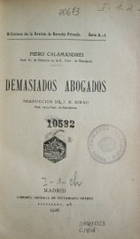 Demasiados abogados