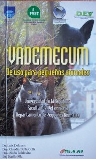 Vademecum : de uso para pequeños animales