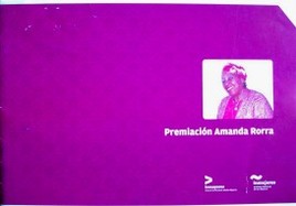 Premiación Amanda Rorra