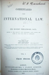 Commentaries upon international law