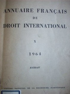 Le régime juridique du Río de la Plata