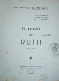 El libro de Ruth : ensayos