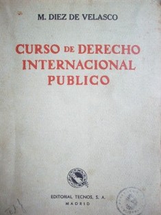 Curso de Derecho Internacional Público