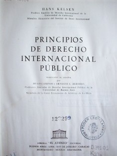 Principios de derecho internacional público