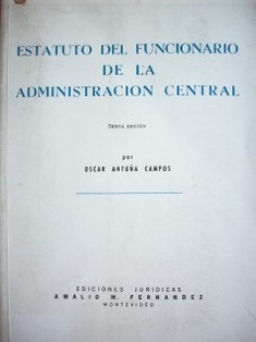Estatuto del funcionario de la administración central