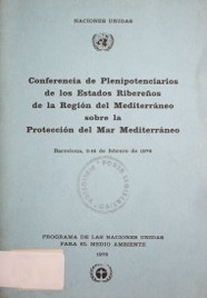 Conferencia de Plenipotenciarios de los Estados Ribereños de la Región del Mediterráneo sobre la Protección del Mar Mediterraneo