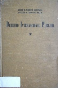 Derecho internacional público : sistema nacional de derecho y política internacional