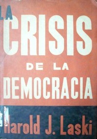 La crisis de la democracia