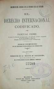 El Derecho Internacional codificado