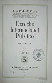 Derecho Internacional Público