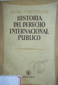 Historia del derecho internacional público