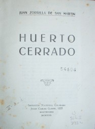 Huerto cerrado