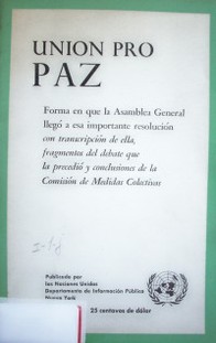 Unión pro paz