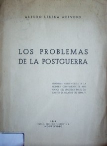 Los problemas de la postguerra