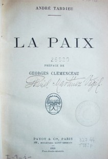 La paix