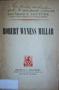 Robert Wyness Millar