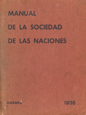 Manual de la Sociedad de las Naciones