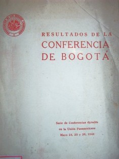 Resultados de la Conferencia de Bogotá