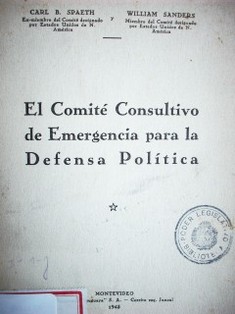 El Comité Consultivo de Emergencia para la Defensa Política