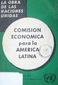 Comisión Económica para la América Latina