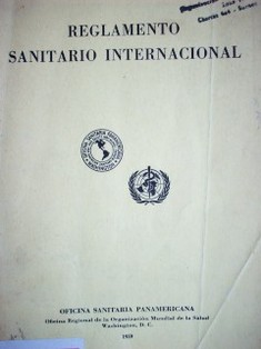 Reglamento sanitario internacional