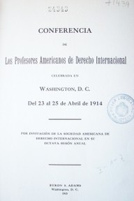 Conferencia de los Profesores de Derecho Internacional