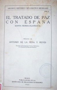 El Tratado de Paz con España (Santa Maria-Calatrava)