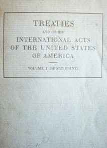 Treaties and other international acts of the United States of America