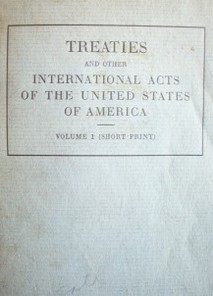 Treaties and other international acts of the United States of America