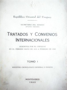 Tratados y convenios internacionales