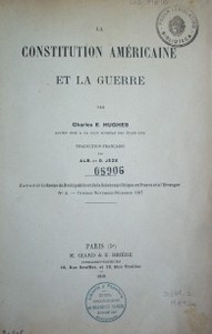 La Constitution Américaine et la Guerre