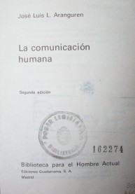 La comunicación humana