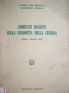 Comitati segreti sulla condotta della guerra