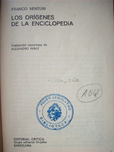 Los orígenes de la enciclopedia